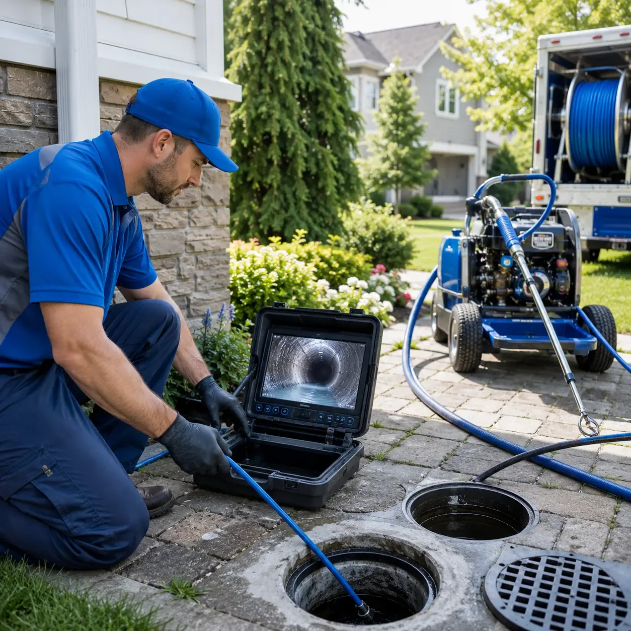 Outdoor drain cleaning professionals serving Windsor Locks, CT