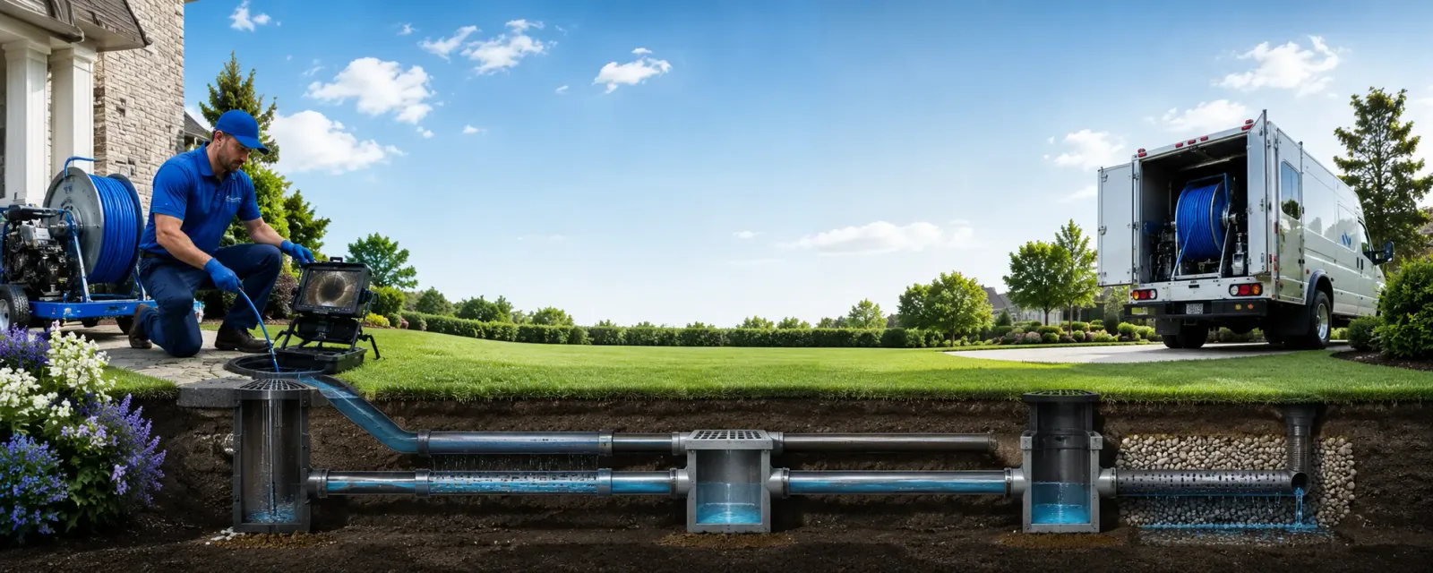 Outdoor drain cleaning information for Windsor Locks, CT