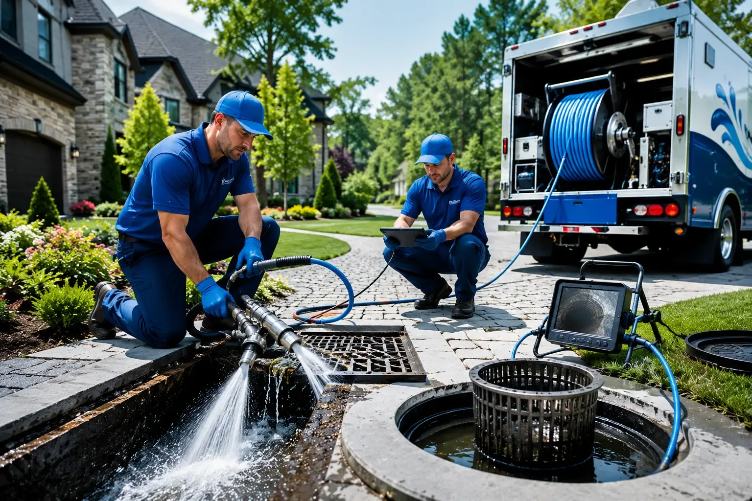Local outdoor drain cleaning professionals in Windsor Locks, CT